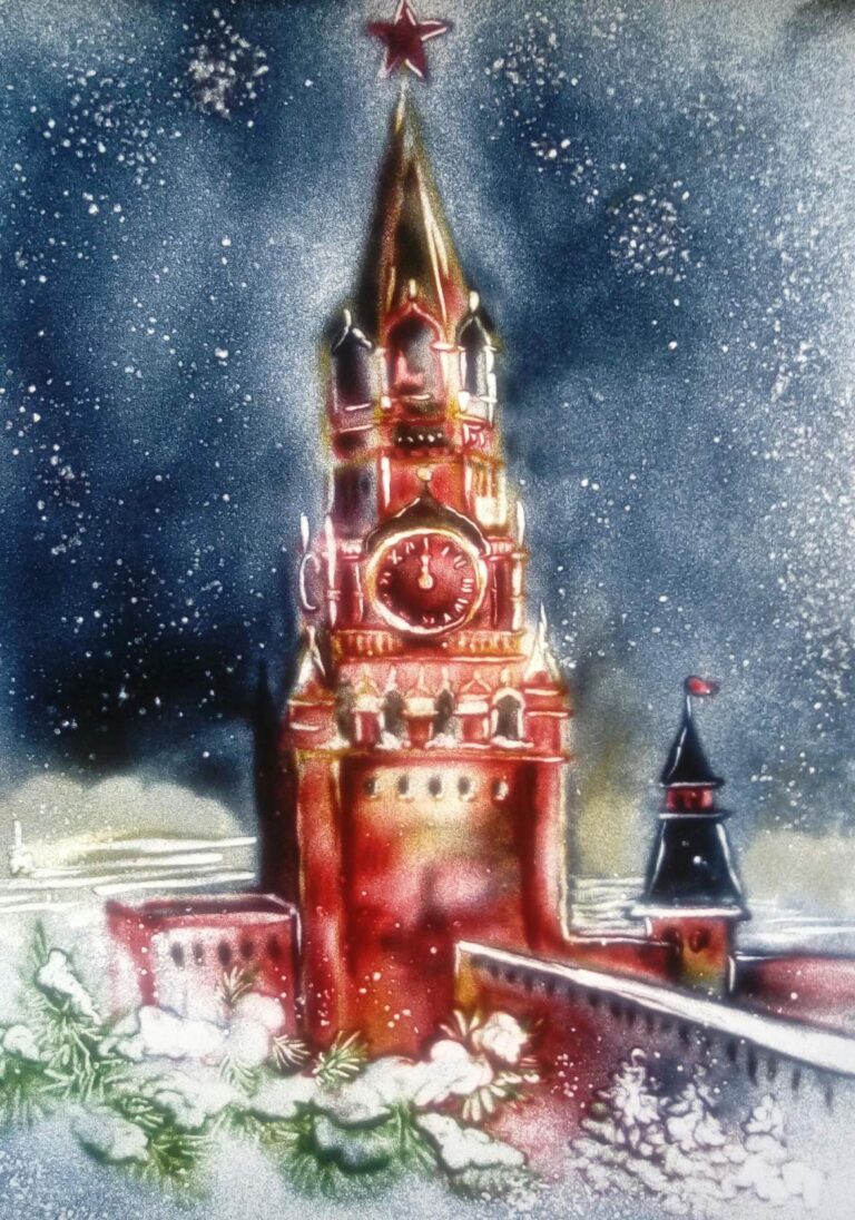 Илона Жигура — цветной песок